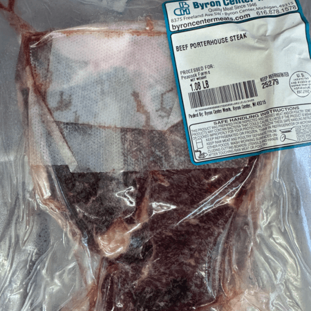 Beef, Porterhouse Steak
